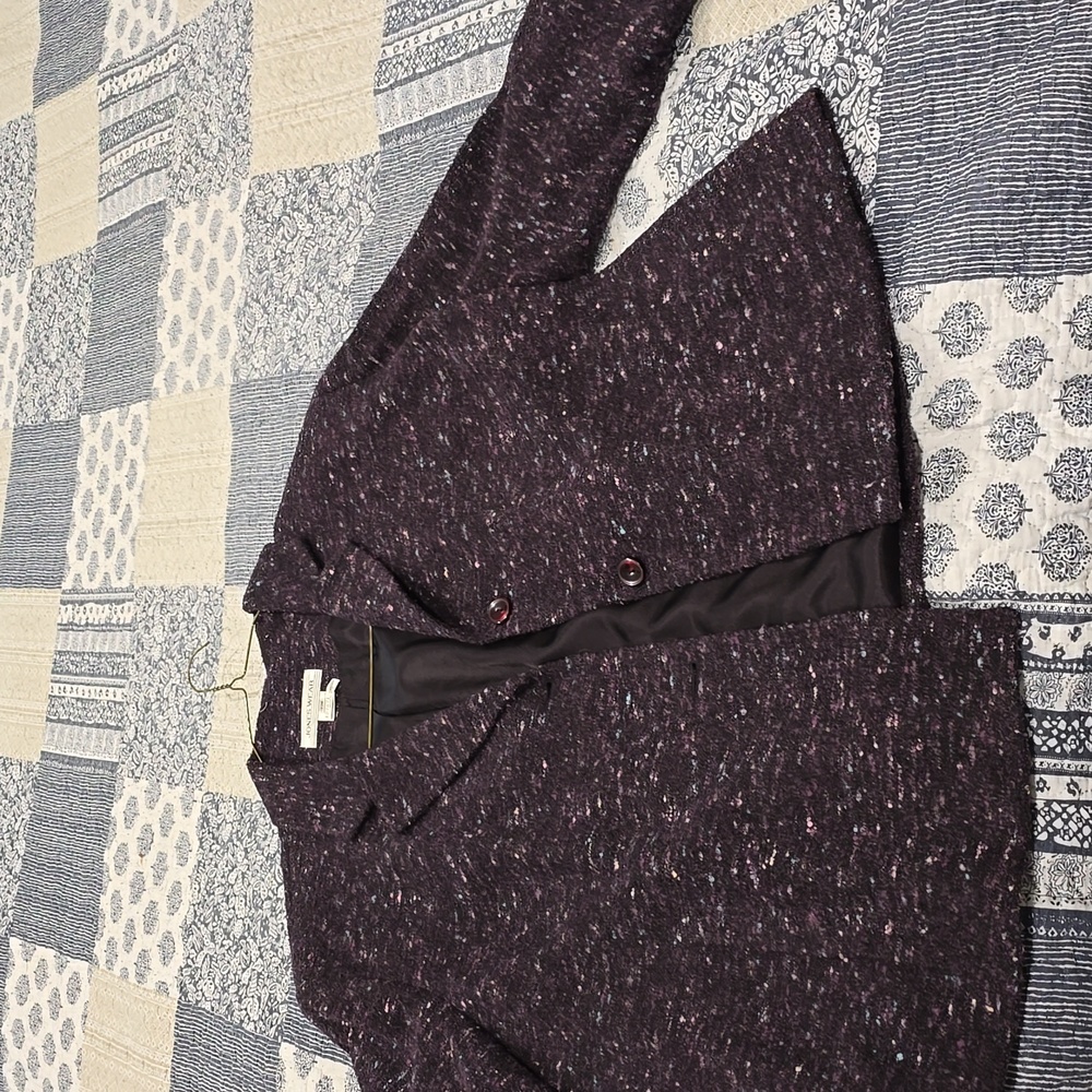 Jones Wear Women's Size 22W Purple Lined Jacket